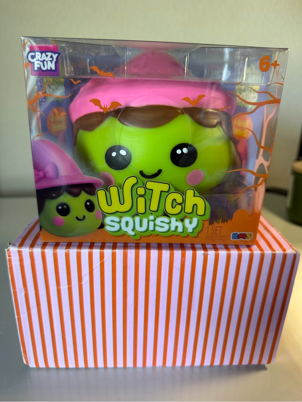 💚🩷💚Crazy Fun Witch Squishy - Pink Hat & Green Face!!💚🩷💚